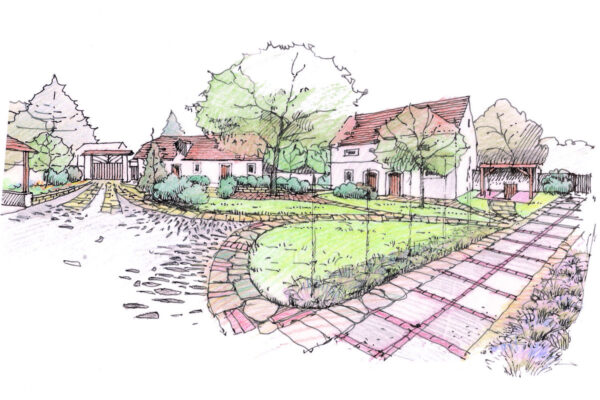 Zahradní cesty a dlažba - návrh