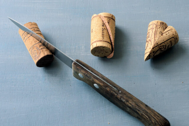 Korkové dekorace postup