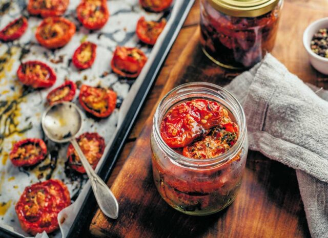 Sušená rajčata jsou velmi chutná