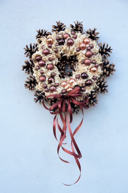 Šišky ve vánoční floristice