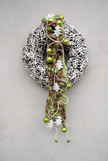 Šišky ve vánoční floristice