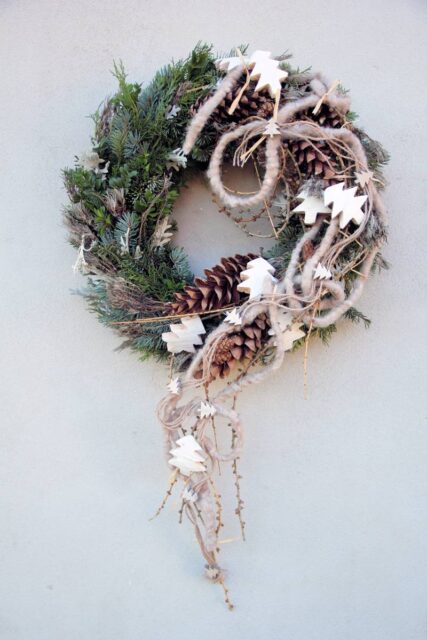 Šišky ve vánoční floristice