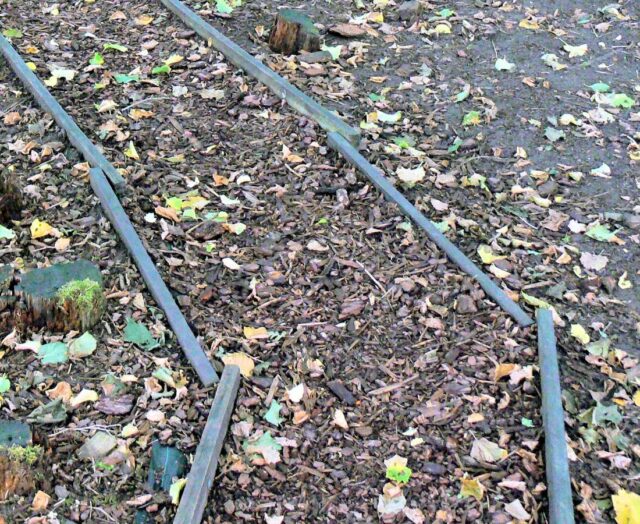 Dřevnatý odpad lze využít i na cestičky