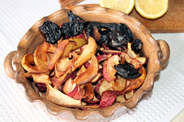 Staročeské vánoční recepty - ovoce na muziku