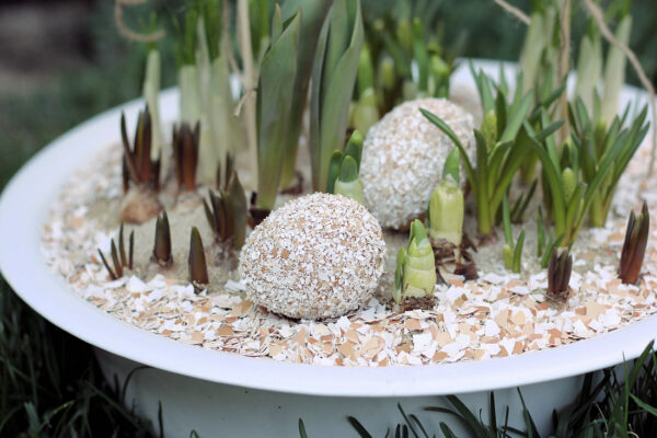 Velikonoční nádoba detail