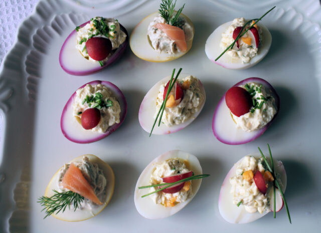 Velikonoční vajíčka přírodní barvení