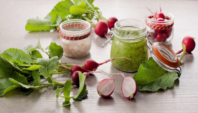 Pesto z ředkvičky